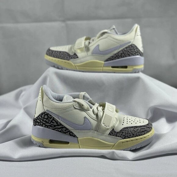 JORDAN Legacy 312 Low - Womens  Sail/Football Grey/Cement Grey/ Sz 7, 7.5, & 8) - Picture 1 of 14